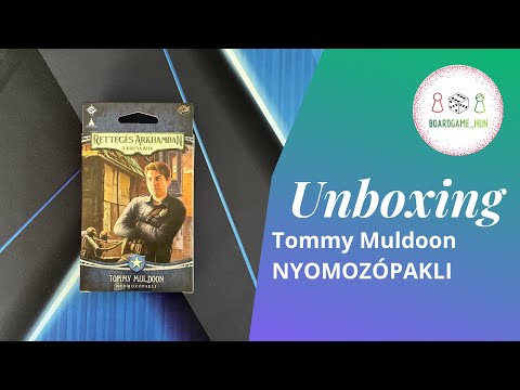 Rettegés Arkhamban nyomozópaklik (2026) #1 - Tommy Muldoon - boardgame_hun