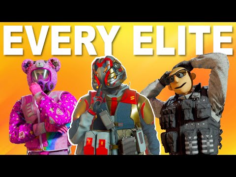 Every Rainbow Six Siege Elite Animation