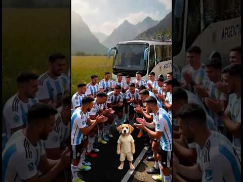 This tiny puppy rescued Argentina Football Team