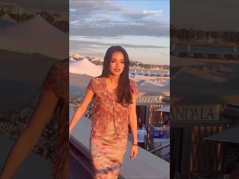 Shu Qi in a break on the beach in Cannes (2025)