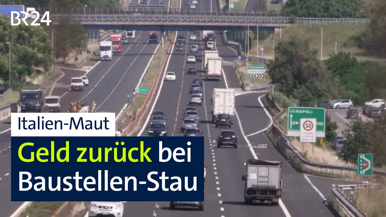 Geld zurück bei Stau? Auf Italiens Autobahnen jetzt Realität | Abendschau | BR24