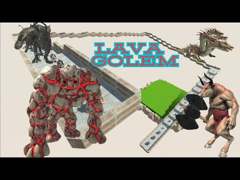 Stairs Championship - Lava Golem vs All Units - Animal Revolt Battle Simulator