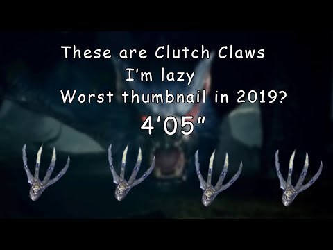 [MHW] Nargacuga - 4p (Clutch Claw Only) 4'05"