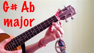 G# Ab Major Ukulele Chords