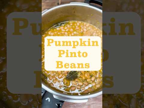 Pumpkin Pinto Beans - Recipe link in Bio
