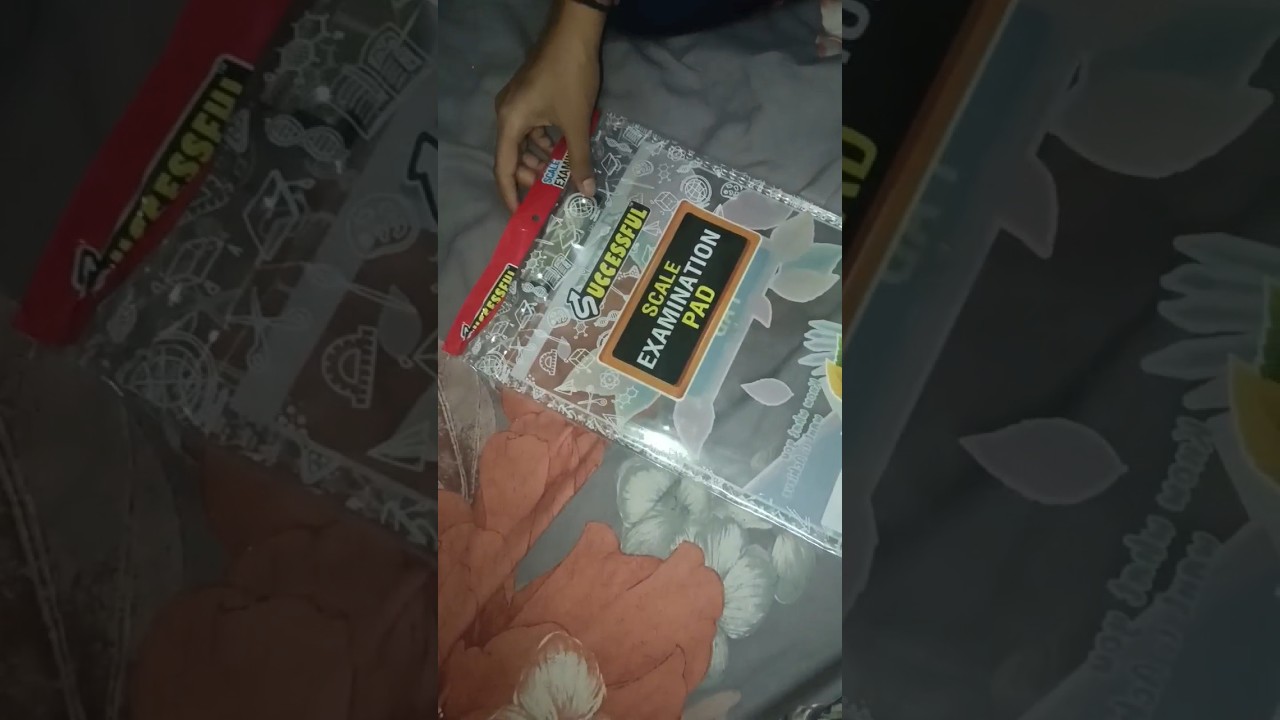 transparent exam pad #stationaryset #stationarycollection #youtubeshorts #shortvideo #new#best #musi