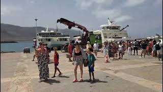La Graciosa roza el lleno tur&iacute;stico durante el mes de agosto