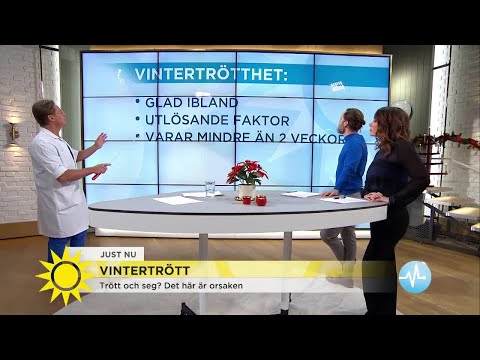 Vintertrötthet: ”Det vanligaste medicinska symptom folk söker för” - Nyhetsmorgon (TV4)