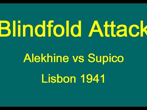 Alekhine vs Supico - Lisbon 1941