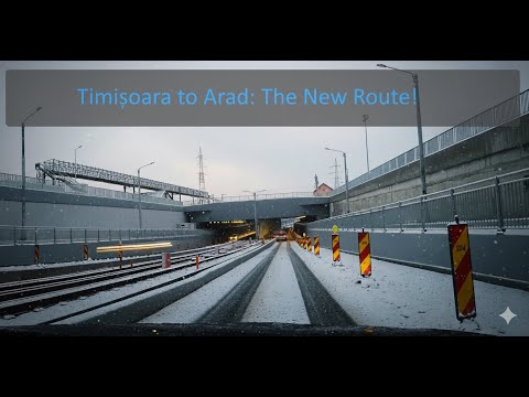 🚗 Timișoara to Arad: The New Route! | Solventul Passage & DN69A A1 Motorway Link