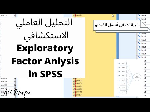 Exploratory Factor Analysis in SPSS