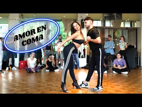 Amor en coma 🖤 Manuel Turizo & Maluma | LUIS Y ANDREA bachata| Frankfurt 🇩🇪