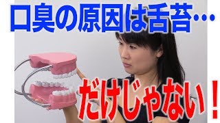 舌苔だけじゃない！口臭の原因