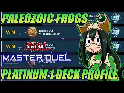 FROGS ARE TIER 0 - 60 Card Paleozoic Frog Yu-Gi-Oh! Master Duel Deck Profile