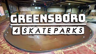 Top 4 Greensboro Skateparks | Greensboro North Carolina Skateboarding 2021