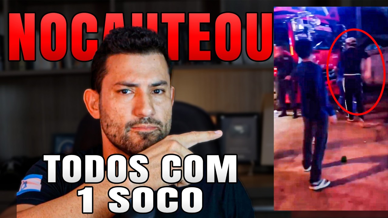 Nocauteou 04 CARAS em 07 segundos com apenas 01 Soco | React + Técnica