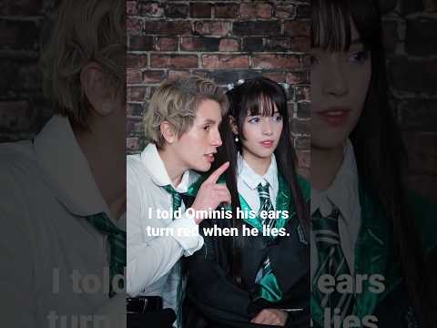 Sebastian & MC always teasing Ominis #sebastiansallow #ominisgaunt #hogwartslegacy #slytherin