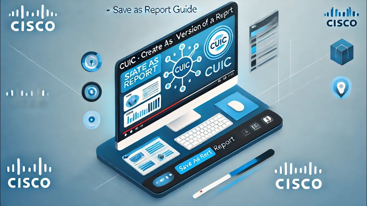 CUIC|| Create a saved as version of a report #cisco ##CUIC #CiscoReports #ContactCenter #Cisco