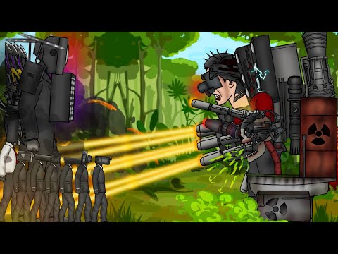 Upgraded Skibidi Toilet Boss VS Upgraded Titan TV Man, Camera Man, Speaker Man - DC2.