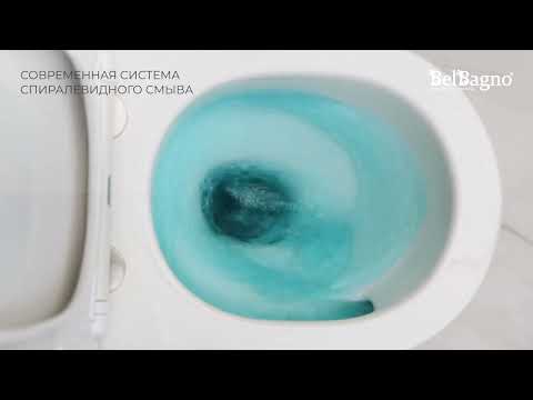 Обзор подвесного безободкового унитаза BelBagno Amanda-Tor