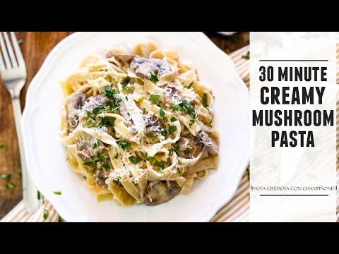 Creamy Mushroom & Garlic Pasta | The EASIEST & Most DELICIOUS Pasta