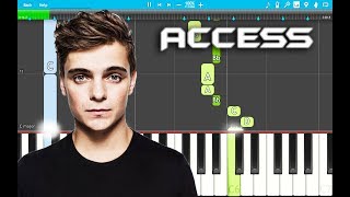 Martin Garrix - Access PIANO Tutorial EASY (Piano Cover)