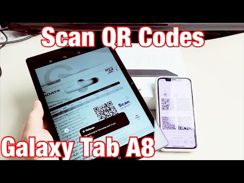 Galaxy Tab A8: How to Scan QR Codes