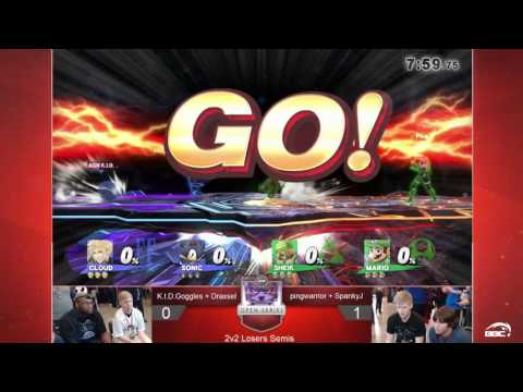 UGC Smash 4 2v2 Pools - K.I.D. Goggles & Draxsel vs. pingwarrior & SpankyJ