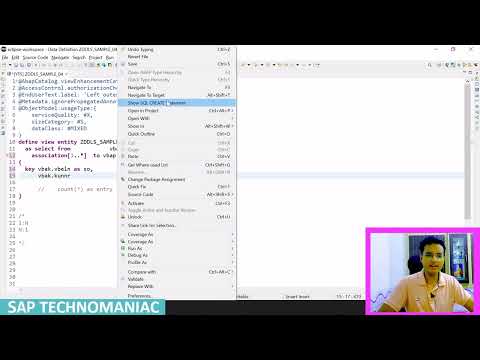 Association in cds view abap CDS Part 9 ABAP on HANA Course