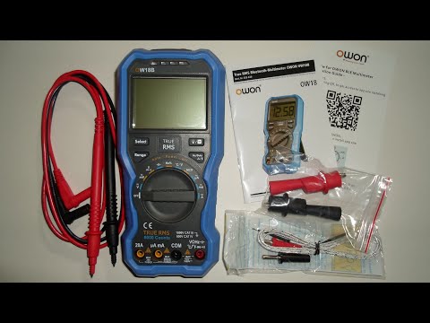 Owon OW18B Bluetooth TrueRMS Multimeter Review