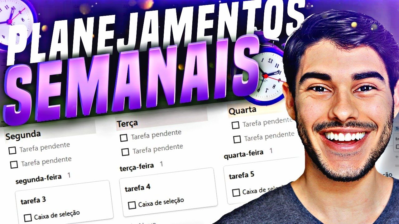 3 FORMAS de como FAZER PLANEJAMENTO SEMANAL no Notion (INICIANTE AO AVANÇADO)