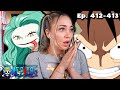 Conqueror S Haki LUFFY Vs SNAKE SISTERS ONE PIECE Episodes 412 413 REACTION