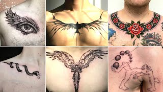 Men's Collar Bone Tattoo Trends of 2024 | Tattoos For Men 2024 | New Men's Styles