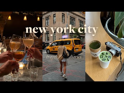 NYC TRAVEL VLOG: the best matcha in the city & the hottest restaurants 🍝🚕🗽