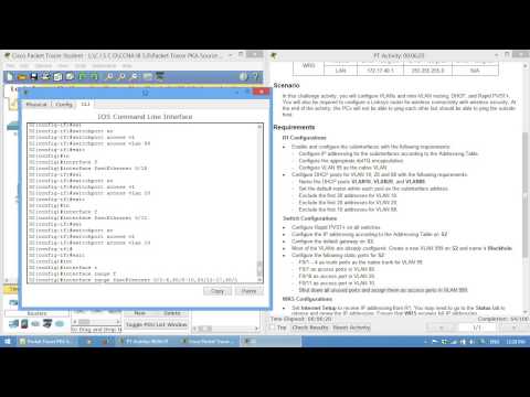 CCNA3 4.5.1.2 Packet Tracer Skills Integration Challenge