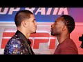 EDGAR BERLANGA & STEVE ROLLS HAVE INTENSE FACEOFF AT FINAL PRESS CONFERENCE AT MADISON SQUARE GARDEN
