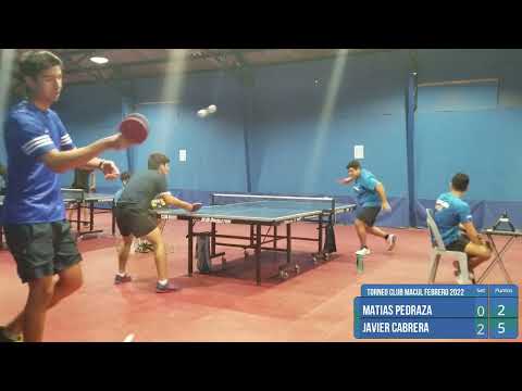 Matías Pedraza vs Javier Cabrera (Torneo 2 verano Club Macul febrero 2022)