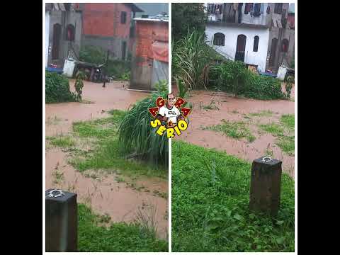 ÁGUA DA CHUVA INVADE CASA NA FAVELA DO JUSTINOS