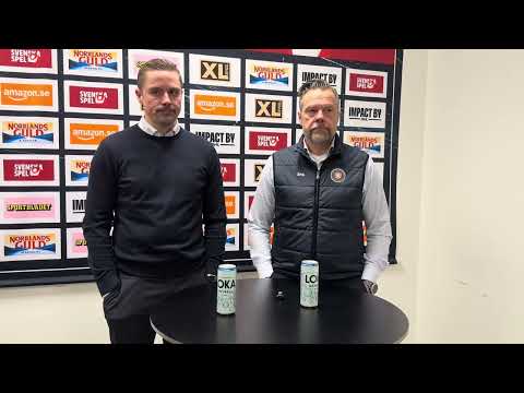 Presskonferens Skellefteå AIK - Växjö Lakers den 10 januari 2026.