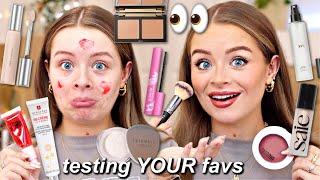 Full Face Testing *Your* Makeup Favourites! You Have Good Taste..