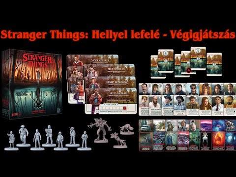 Stranger Things: Hellyel lefelé társasjáték | Végigjátszás | - KockaCápák