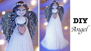 Standing Macrame Angel - 👼 CHRISTMAS ANGEL DOLL 👸  Christmas angel DIY'S for 2023!