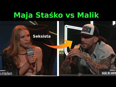 Maja Staśko vs Malik Montana najlepsze momenty High League 4: I KONFERENCJA