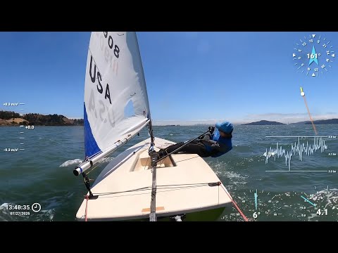 ILCA/Laser - Medium Wind Upwind with Bow Pitch Control Focus, 7/27/25