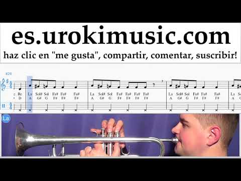 Tutorial de Trompeta Axel F - Crazy Frog Clases Notas um-i927