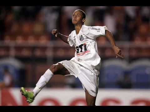 Primeiro gol de Neymar pelo Santos | Santos 3 x 0 Mogi Mirim