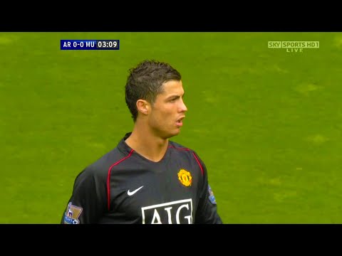 Cristiano Ronaldo Vs Arsenal Away 07-08 1080p (English Commentary) By CrixRonnie