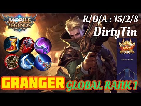 GLOBAL TOP 1 RANK GRANGER BY DİRTYTİN / MOBİLE LEGENDS