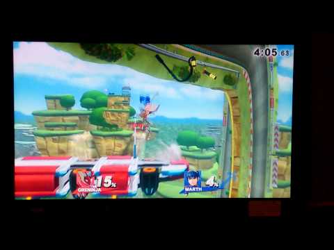 SSB4 Wii U Greninja vs Marth