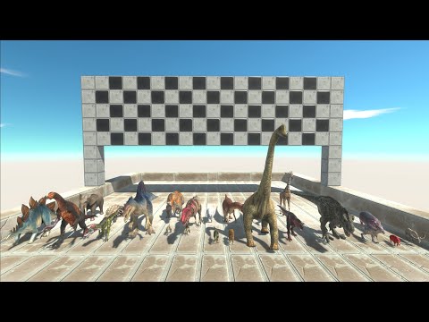 Mammals vs Herbivore vs Carnivore Speed Race Marathon - Animal Revolt Battle Simulator
